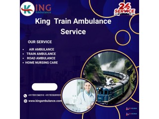 With fast transfer King Train Ambulance Service in Dibrugarh provides