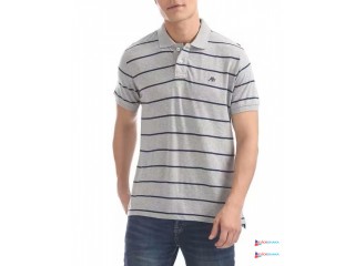 Striped Regular Fit Polo T-shirt