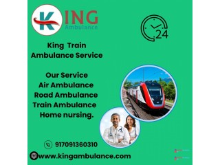 King Train Ambulance Bhopal provides pre-arranged and favorable transfer arrangements