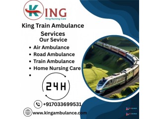 King Train Ambulance Service reduces the hassles of patients through transportation