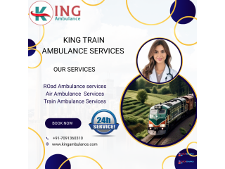 Book Now Patchwork King Train Ambulance Services in Silchar from Patient Safety