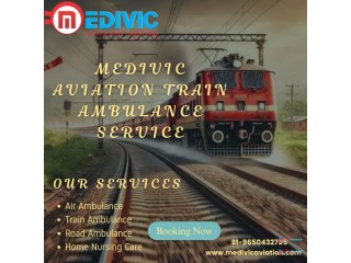 Medivic Aviation Offers Medical Support Personnel in Transit in Patna in its Train Ambulance