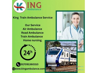King Train Ambulance in Kolkata transports patients from one place to another