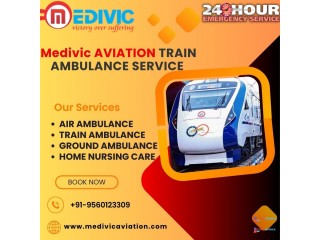 Medivic Aviation Train Ambulance Emergency Rescue Transfer Service in Raipur