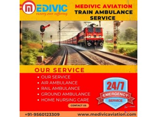 Medivic Aviation Train Ambulance in Kolkata Provides Continuous Transfer at Economical Prices