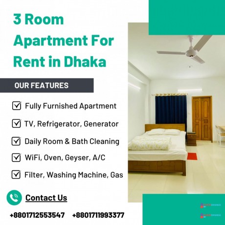 3bed-room-serviced-apartment-rent-in-bashundhara-ra-big-0