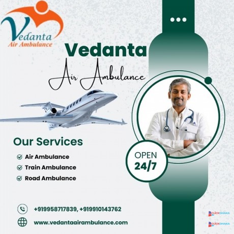book-vedanta-air-ambulance-service-in-jamshedpur-for-top-level-patient-shifting-at-a-reasonable-price-big-0