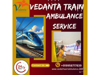 The greatest group of medical professionals in Patna is provided by Vedanta Train Ambulance