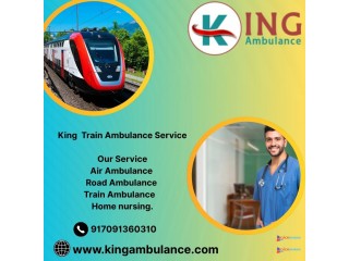 King Train Ambulance Services from Ranchi has years of experience in logistics control.