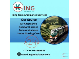 Properly manage emergency transportation in your Train Ambulance  from Gorakhpur by King