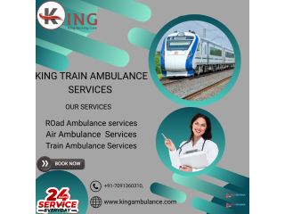 Get Now King Train Ambulance Service in Siliguri for Your Patient from Bed to Bed