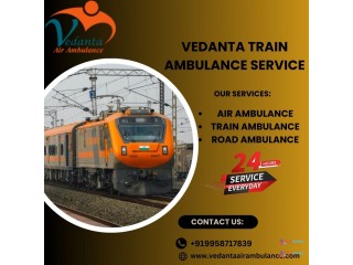 Choose Vedanta Train Ambulance in Raipur to transport patients to their destination without any hassle