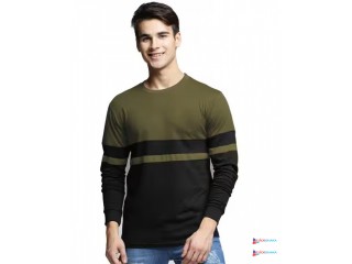 Colourblock Crew-Neck T-shirt