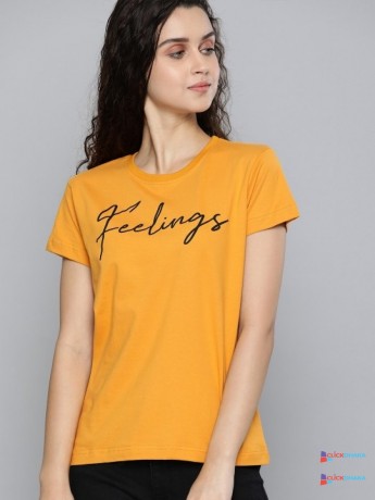 dillinger-women-mustard-yellow-printed-round-neck-t-shirt-big-0