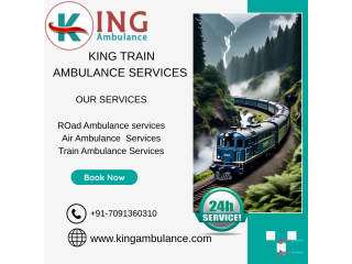 Choose King Train Ambulance Service in Raipur for your patient now.