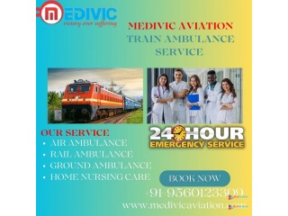Medivic Aviation Train Ambulance in Chennai Offers the Most Dependable Medical Transport