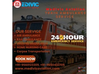 Medivic Aviation Train Ambulance in Patna Offers Medical Staff for the Safe Transport of Patients