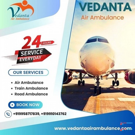 vedanta-air-ambulance-service-in-bangalore-with-world-best-medical-equipment-big-0