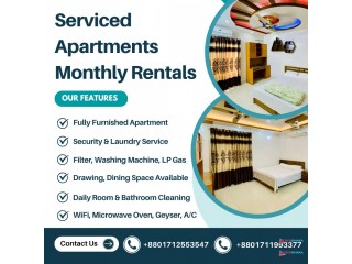 Furnished Two Bedroom Flats for Rent In Baridhara.