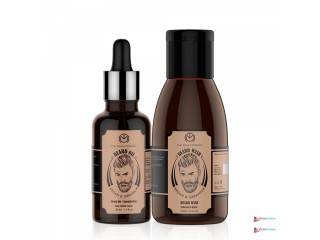 Beard Combo I Argan & Geranium - Beard Oil + Beard Wash