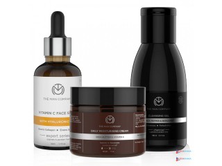 Face First - Cleansing Gel + Face Serum + Moisturising Cream