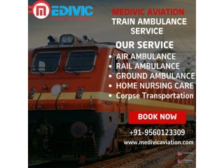 Medivic Aviation Offers a Train Ambulance Service in Bangalore to Transport Critical Cases