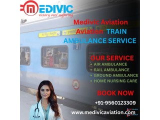 Medivic Aviation Train Ambulance Available at Low Cost for Medical Transfer in Vellore