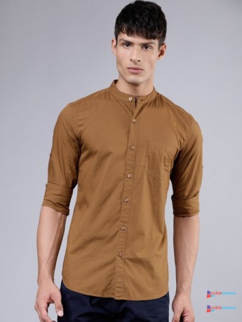 highlander-men-khaki-brown-slim-fit-solid-casual-shirt-big-0