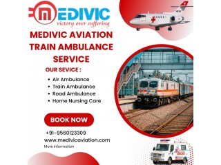 Medivic Aviation Train Ambulance in Patna- Making Your Medical Transfer Safe