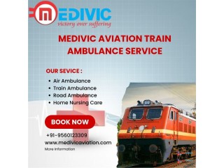 Medivic Aviation Train Ambulance in Kolkata Provides the Best Care to Patients during the Journey