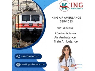 Book Now King Train Ambulance Service in Siliguri for Your Serious Patient