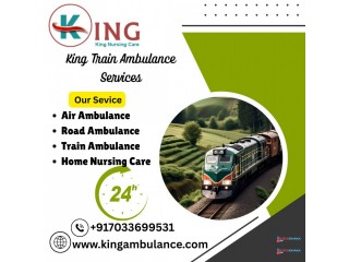 King has years of experience in controlling logistics through train ambulance in Allahabad.