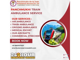 Book Panchmukhi Train Ambulance Service in Ranchi to Reliable and Acute Transfer