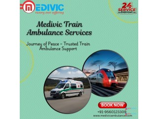 Medivic Train Ambulance in Ranchi provides smooth optimization of transportation