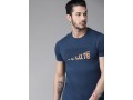 roadster-men-navy-blue-embossed-printed-round-neck-t-shirt-small-0