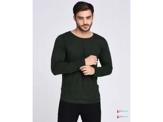 Solid Slim Fit Crew- Neck T-shirt