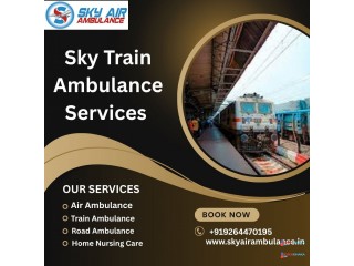 Hire Sky Train Ambulance services in Kolkata to transport your patients.
