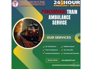 Hire Panchamukhi Train Ambulance services in Patna for Well-being and Comfort Way