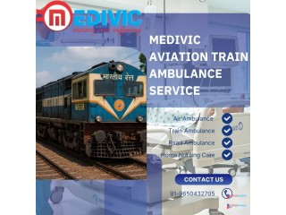 Medivic Aviation Train Ambulance in Guwahati Delivers High-Quality Care during Transit