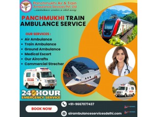 Excellent Medical Facilities Provides by Panchmukhi Train Ambulance Service in Mumbai