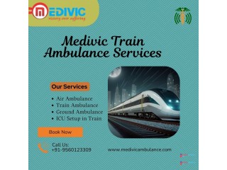 Medivic Offers Time-Bound Transit of Sick Patients from Patna to Delhi in Its Train Ambulance