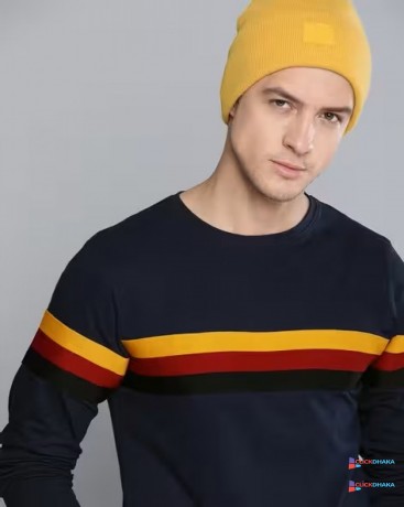 crew-neck-t-shirt-with-contrast-stripes-big-0