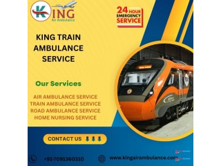King Train Ambulance from Delhi– Helpful In Performing Long Distance Medical Transfer Safely