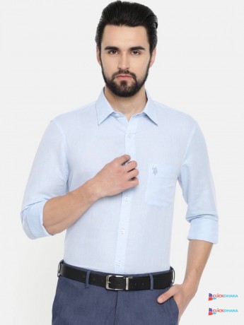 us-polo-assn-men-blue-tailored-fit-solid-formal-shirt-big-0