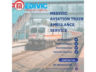 Medivic Aviation Train Ambulance in Ranchi Provides a Hassle-Free Medical Transfer