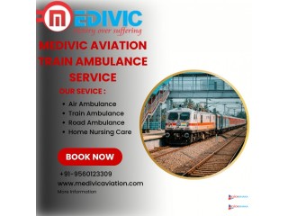 Transfer Patients At The Most Competitive Rates with Medivic Aviation Train Ambulance in Kolkata
