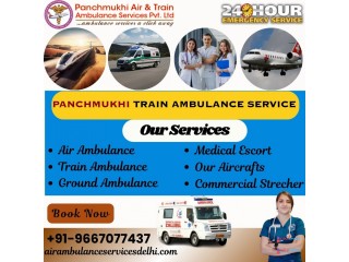 Panchmukhi Train Ambulance Service from Patna – Relocation arranged with efficiency