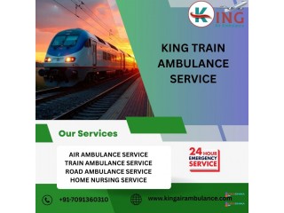 Select King Train Ambulance Service for Well Arranged Patient Shifting In Delhi
