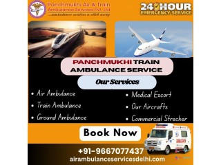 Select Panchmukhi Train Ambulance Service in Mumbai with Excellent Medical Facility