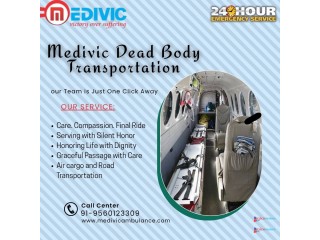 Medivic Freezer Box Transportation in Bangalore Taking the Bodies of the Deceased to the Selected Location